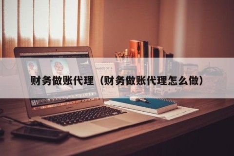 财务做账代理（财务做账代理怎么做）