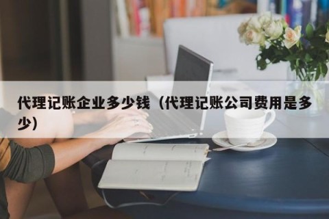 代理记账企业多少钱（代理记账公司费用是多少）