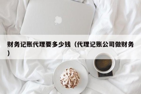 财务记账代理要多少钱（代理记账公司做财务）