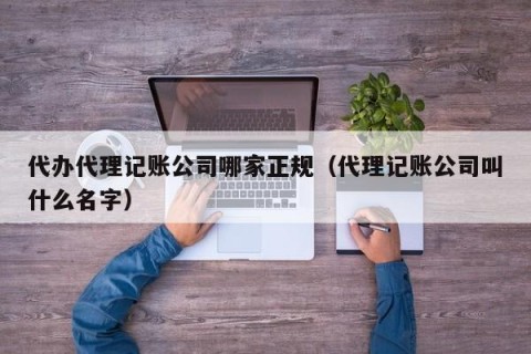 代办代理记账公司哪家正规（代理记账公司叫什么名字）