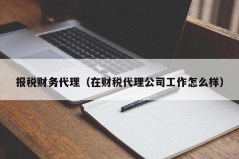 报税财务代理（在财税代理公司工作怎么样）