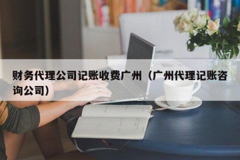 财务代理公司记账收费广州（广州代理记账咨询公司）