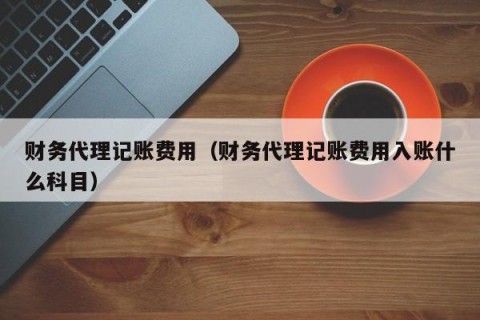 财务代理记账费用（财务代理记账费用入账什么科目）