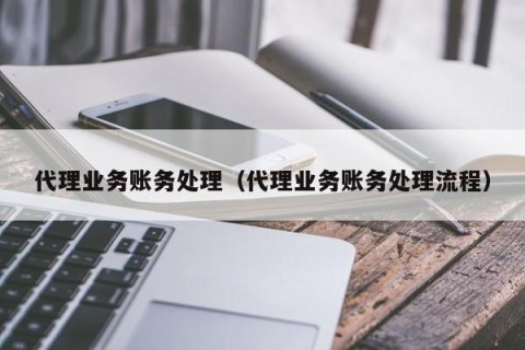 代理业务账务处理（代理业务账务处理流程）