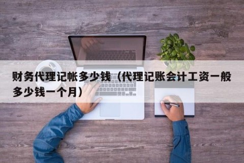 财务代理记帐多少钱（代理记账会计工资一般多少钱一个月）