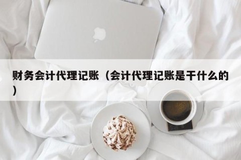 财务会计代理记账（会计代理记账是干什么的）