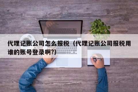 代理记账公司怎么报税（代理记账公司报税用谁的账号登录啊?）