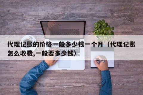 代理记账的价格一般多少钱一个月（代理记账怎么收费,一般要多少钱）