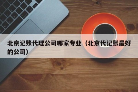 北京记账代理公司哪家专业（北京代记账最好的公司）