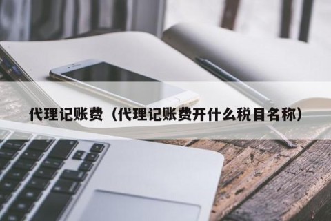 代理记账费（代理记账费开什么税目名称）