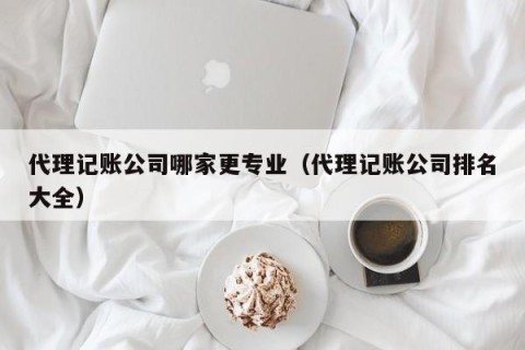 代理记账公司哪家更专业（代理记账公司排名大全）