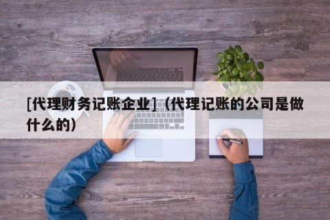[代理财务记账企业]（代理记账的公司是做什么的）