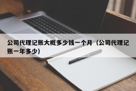 公司代理记账大概多少钱一个月（公司代理记账一年多少）