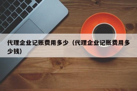 代理企业记账费用多少（代理企业记账费用多少钱）