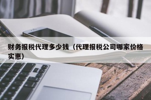 财务报税代理多少钱（代理报税公司哪家价格实惠）