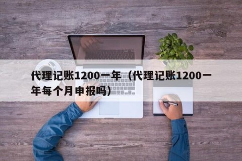 代理记账1200一年（代理记账1200一年每个月申报吗）